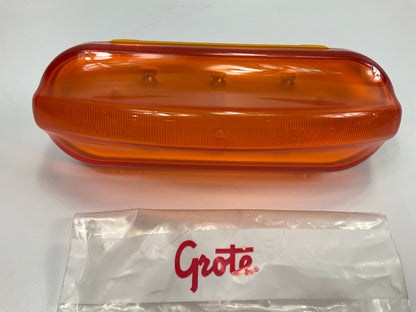Grote 54593 RazorBack Mid-Position Flashing LED Marker Light Lamp, Amber