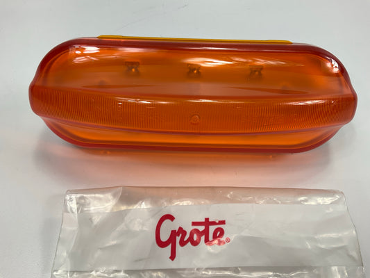 Grote 54593 RazorBack Mid-Position Flashing LED Marker Light Lamp, Amber