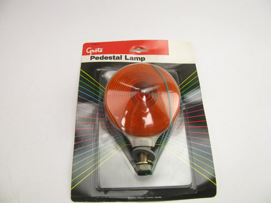 Grote 55220-5 Round Thin Line Double Face Pedestal Lamp Light RED & YELLOW