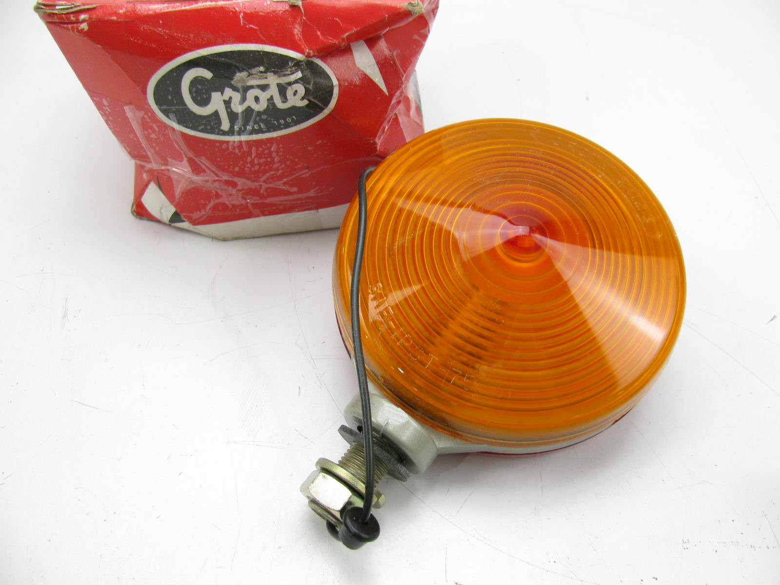 Grote 55280 Thin-Line Zinc Die-Cast Double-Face Red / Yellow Stop Turn ...