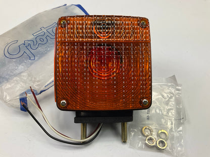 Grote 55410 Right Red & Amber Stop Tail Turn With Side Marker, 2 Stud