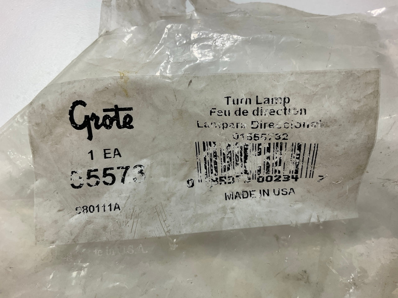 Grote 55573 Torsion Mount II 4'' Amber Turn Light Lamp