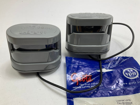 (2) Grote 60001 Resealable License Plate Light Lamp