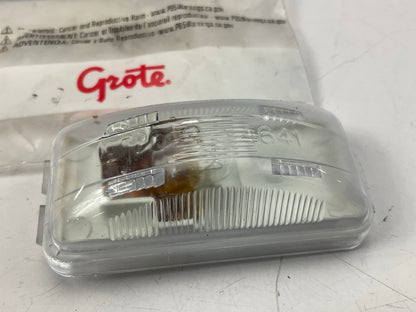 Grote 60271 Small Rectangular Auxiliary Utility Light Lamp, Clear 12V