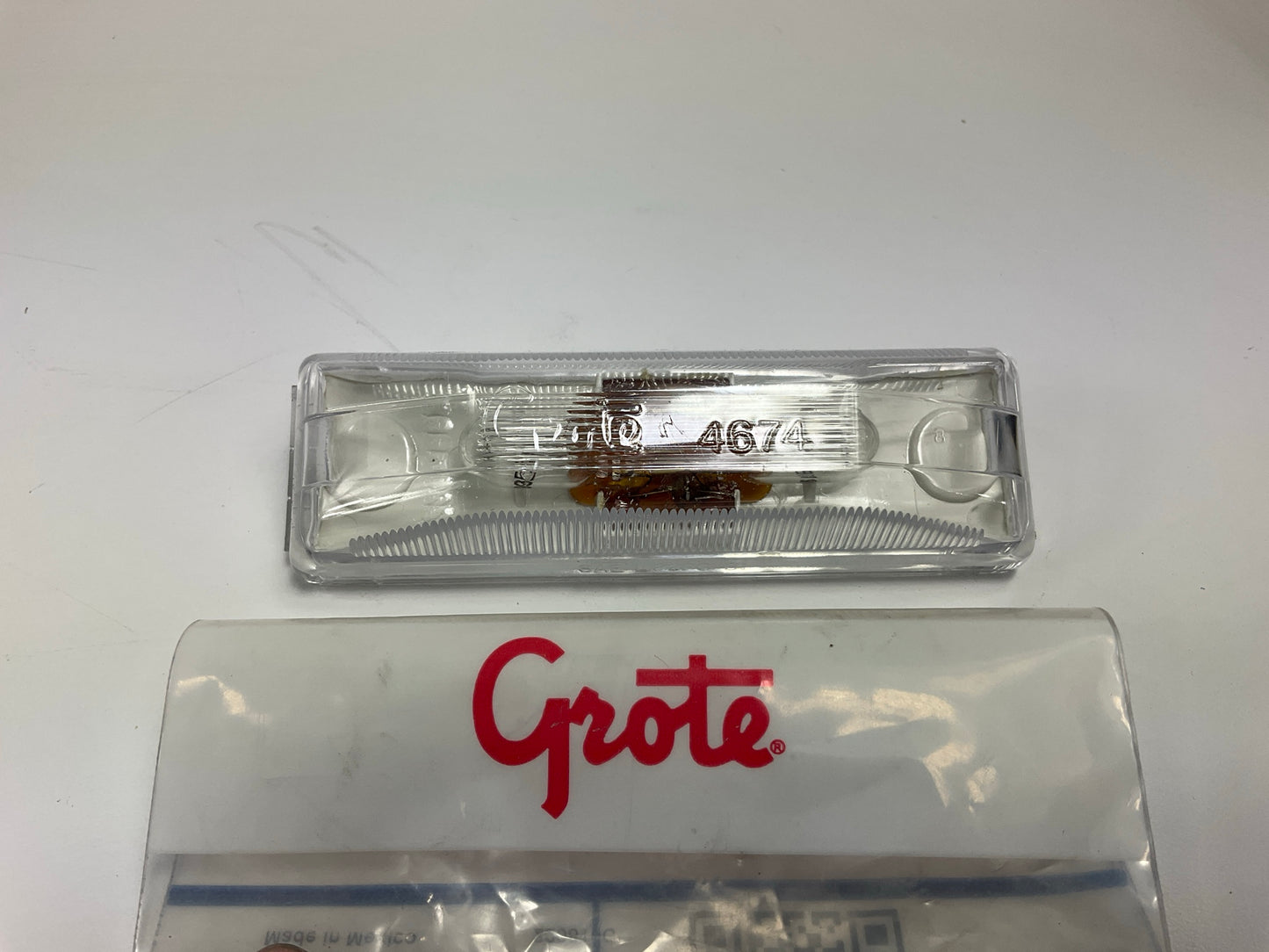 Grote 60301 Clear Rectangular Utility Light (Incandescent)