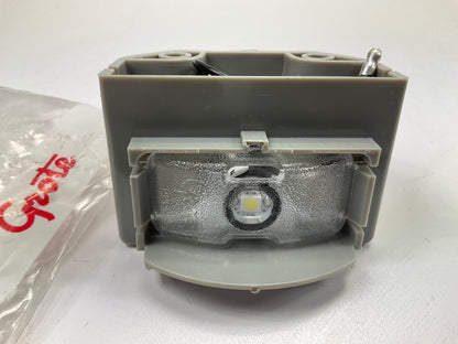 Grote 60681 MicroNova Multi-Volt LED License Light, Vertical Mount, Gray