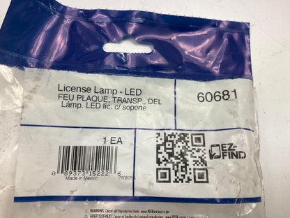 Grote 60681 MicroNova Multi-Volt LED License Light, Vertical Mount, Gray