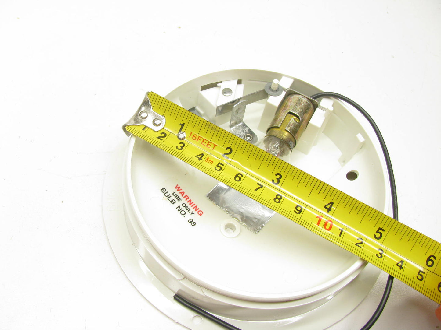 Grote 61161 Universal Hot-rod Round Dome Lamp / Utility Map Light  4'' Diameter