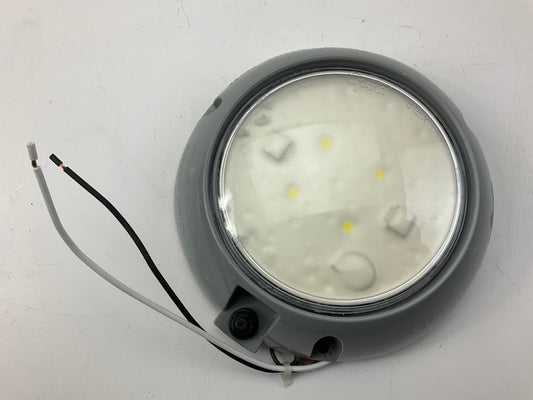 Grote 61171 LED WhiteLight 4'' Dome Lights W/ Push Button Switch, 12V