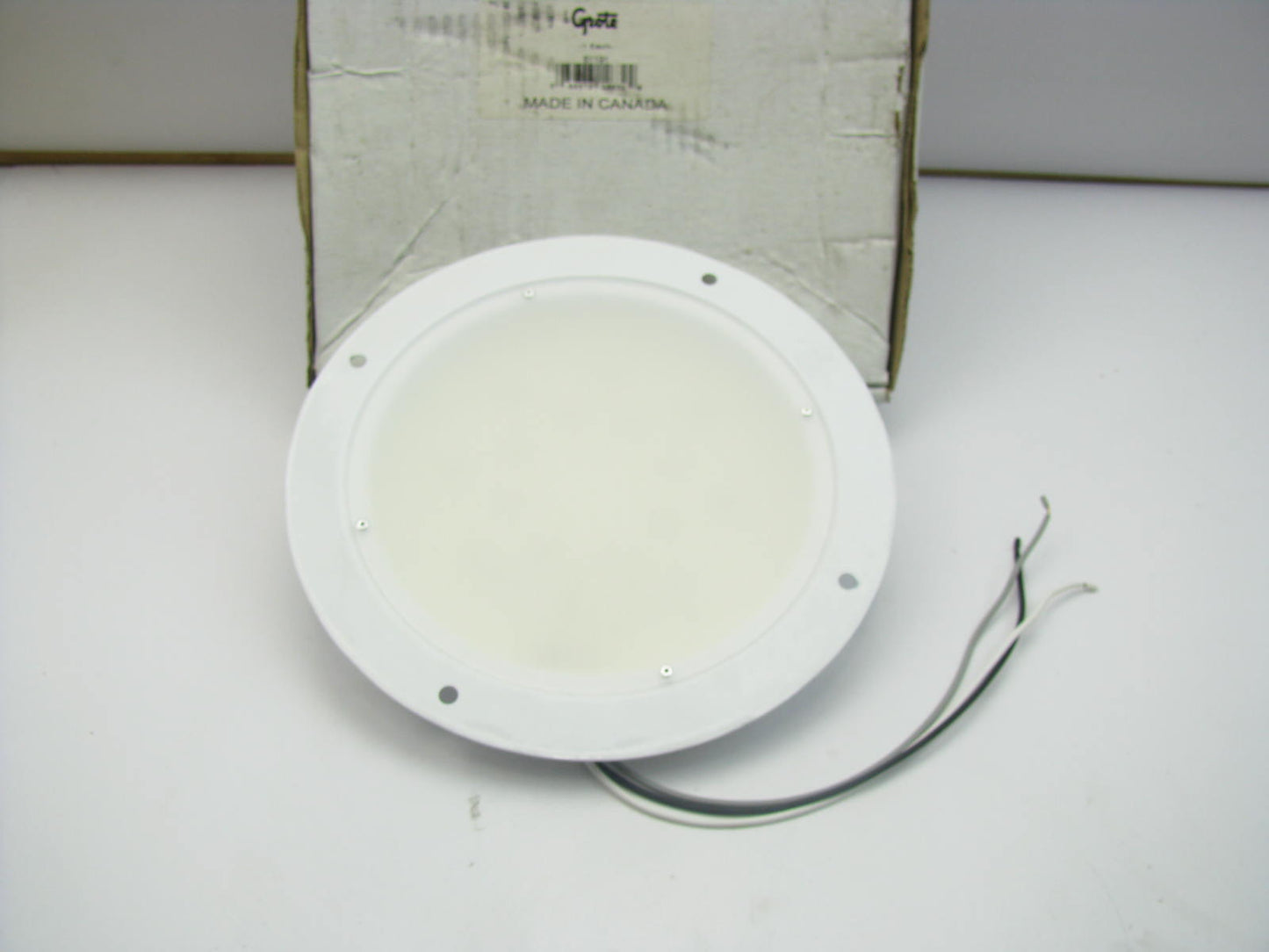 Grote 61191 Ambulance Interior Lights Clear 7'' Round Lamp W/ Dimming Function