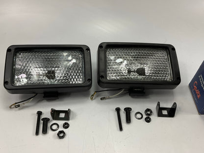 (2) Grote 63151-5 12V Flood Halogen Beam Style Flood Work Lamp Utility Light
