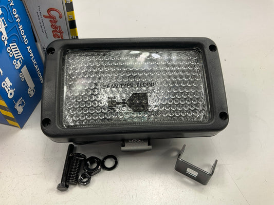 Grote 63151-5 12V Flood Halogen Beam Style Flood Work Lamp Utility Light