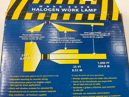 Grote 631815 Large Rectangular Halogen Work Lamp