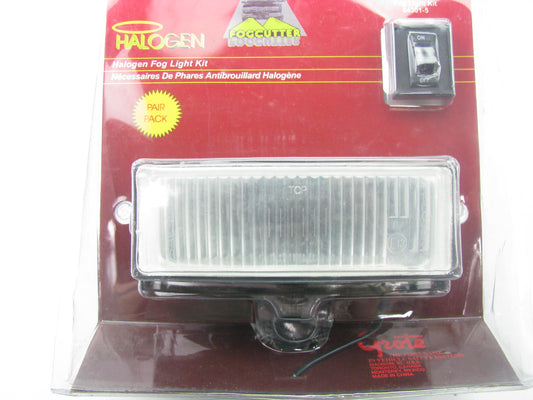 Grote 64301-5 Halogen Fog Light Kit W/ Switch, Wiring - 55 Watt 12v