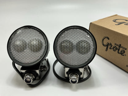 (2) Grote Trilliant 64G11-5 Trilliant T26 LED Work Light 1800 Lumen Lamps