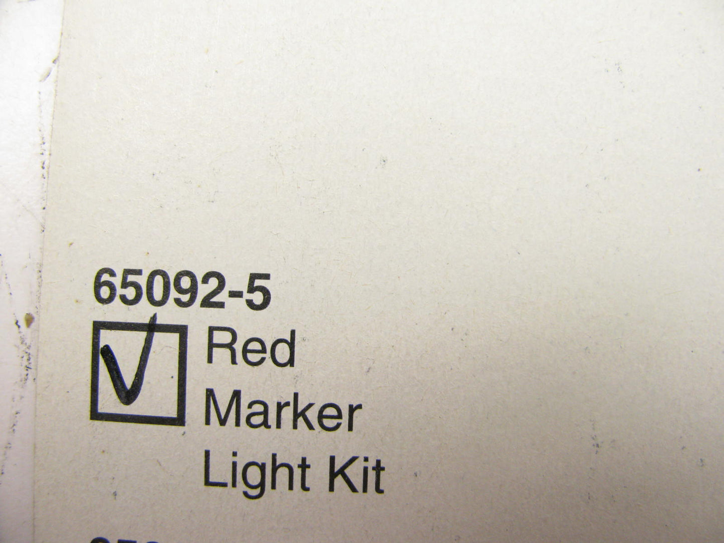 Trailer,Truck Side Marker Light Kit - Red  - W/wiring & Connectors Grote 65092-5