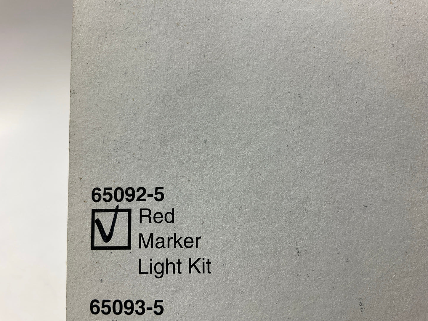 Grote 65092-5 Trailer,Truck Side Marker Light Kit - Red  - W/wiring & Connector