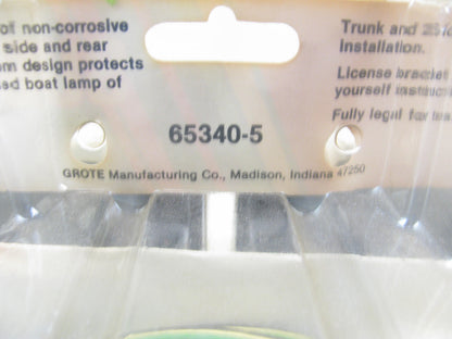 Grote 65340-5 REAR Submersible Boat / Jet-ski Trailer Light Lighting Kit 12V
