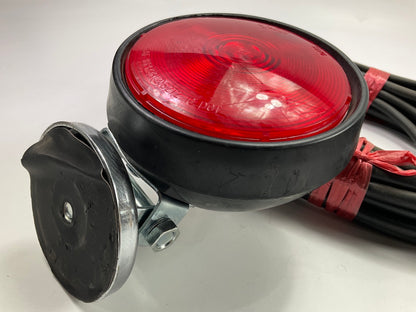 Grote 65402-4 Magnetic Round Red Trailer Towing Light Lamp Kit 4 Pole Connection