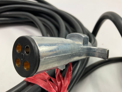 Grote 65402-4 Magnetic Round Red Trailer Towing Light Lamp Kit 4 Pole Connection