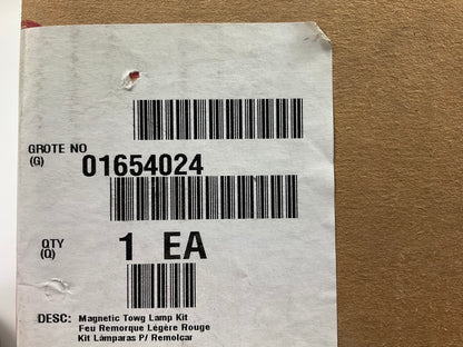 Grote 65402-4 Magnetic Round Red Trailer Towing Light Lamp Kit 4 Pole Connection