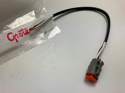 Grote 68610 Pigtail For Trilliant Work Lamps, 12'' Blunt Cut Wires With Deustch