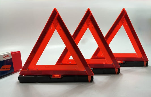 Grote 71432 Warning Triangle Kit - For Truck Emergency & Driver Safety