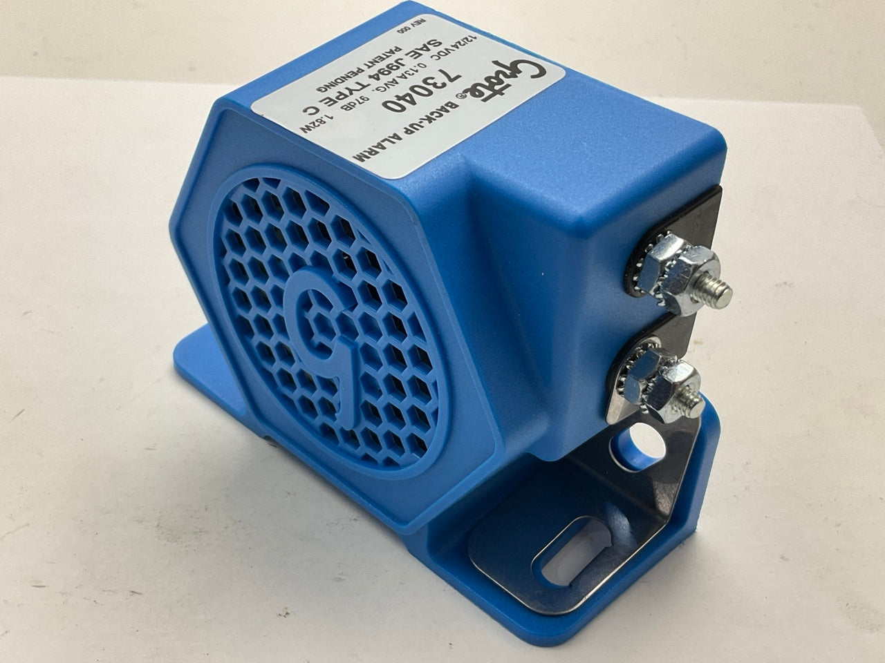 Grote 73040 Standard Tone Backup Alarm, Medium Duty, 97dB, 12V/24V