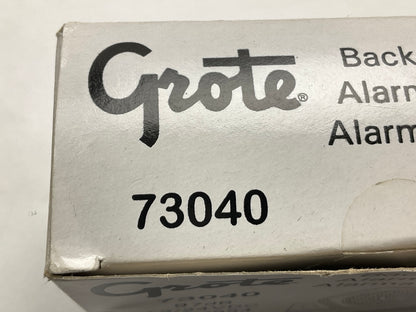 Grote 73040 Standard Tone Backup Alarm, Medium Duty, 97dB, 12V/24V