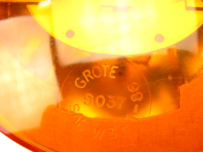 Grote 76223 2 Sealed Beam Roto Beacon Strobe Light Stainless Steel AMBER