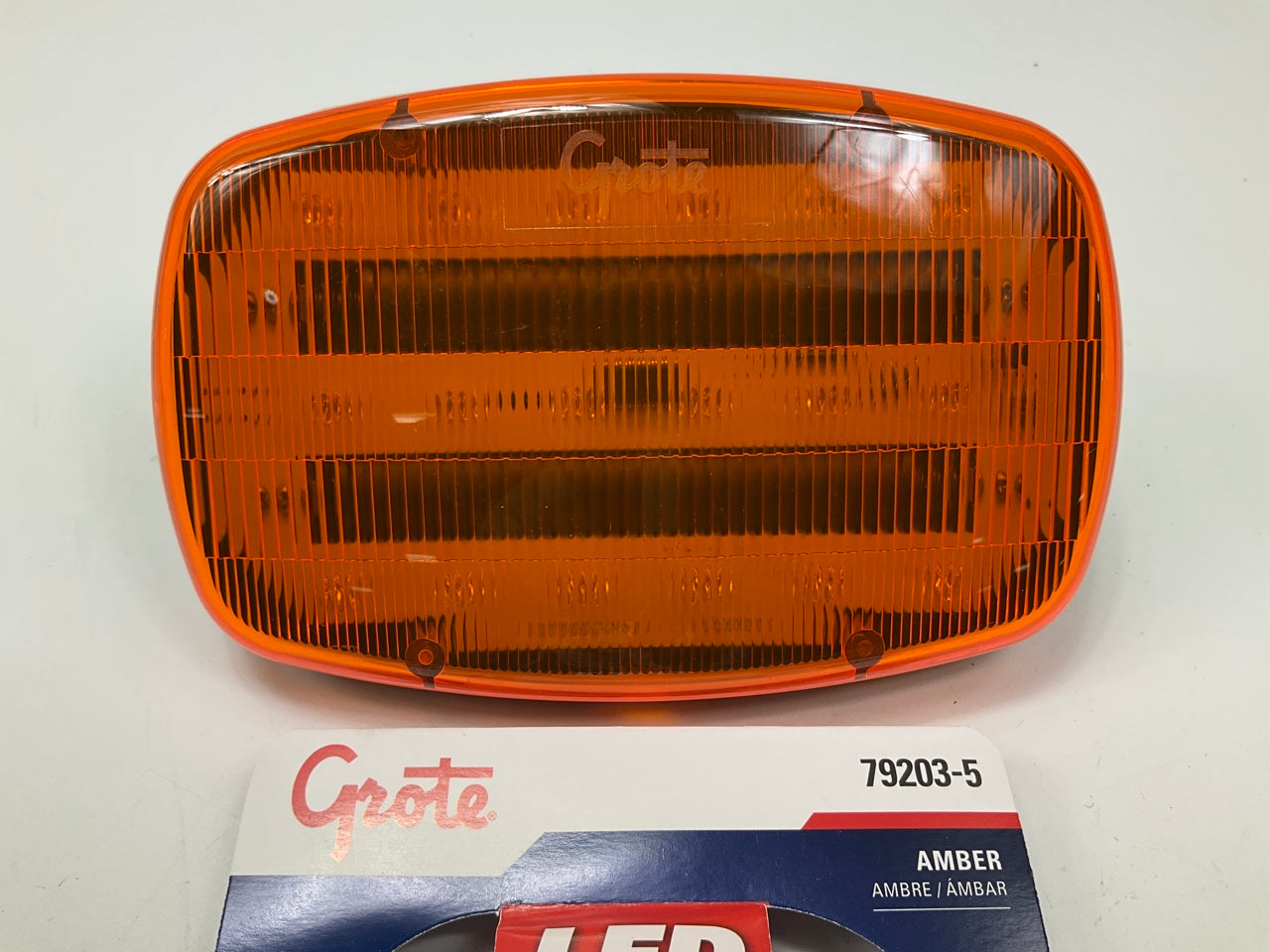 Grote 79203-5 LED Magnetic AMBER Warning Light Lamp 6V 0.13A