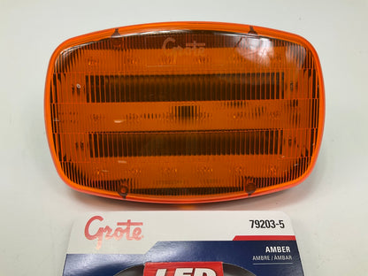 Grote 79203-5 LED Magnetic AMBER Warning Light Lamp 6V 0.13A