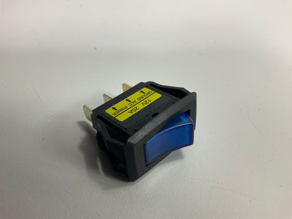 Grote 82-1904 Illuminated Rocker Switch, 20 Amp Blue, 3 Terminal