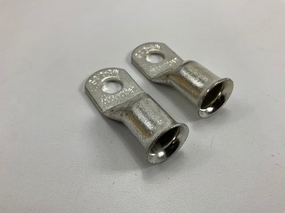 (2) Grote 82-9179 - Tin Plated Copper Tube Lug, 3/0 Gauge, 3/8'' Stud