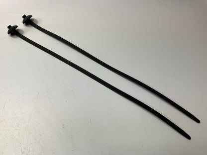 Grote 83-6052 Button Head Nylon Zip Cable Ties, Black, 15'', 130 Lb (50 Pack)