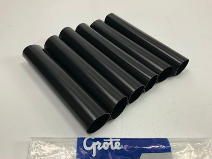 Grote 84-4004 Shrink Tube 3:1 Dual Wall Black 1 Inch X 6 Inch, Pack Of 6