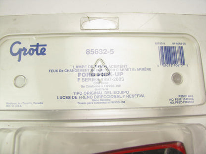 Grote 85632-5 Right Passenge Side Tail Light Lamp - 1997-99 F-250 1997-04 F-150