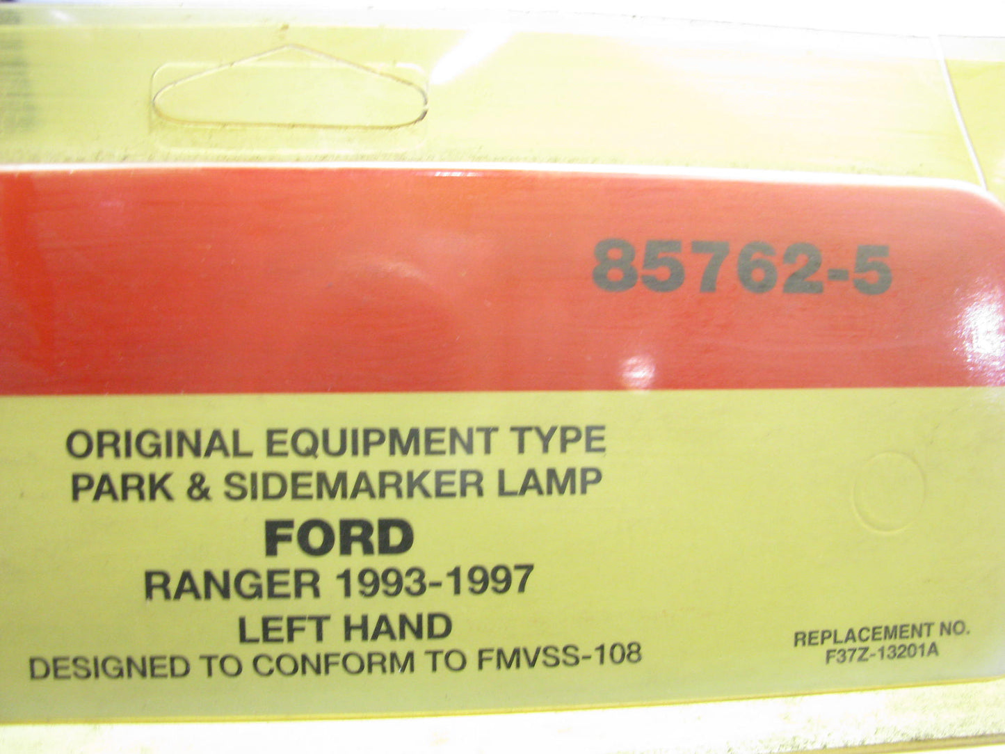 Grote 85762-5 Left Front Parking Turn Signal Lamp Housing For 93-97 Ford Ranger
