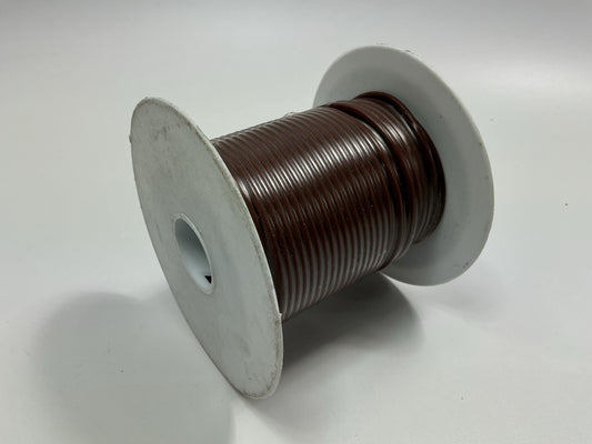 Grote 87-8001 General Purpose Thermoplastic Wire, 16 Gauge, Brown, 100' Feet