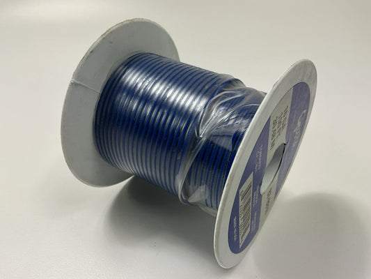 Grote 87-8010 General Purpose Thermoplastic Wire, 16 Gauge, Blue, 100' Feet