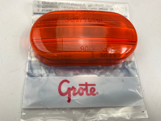 Grote 90123 Yellow Oval Clearance Side Marker Light Replacement Lens # 9012