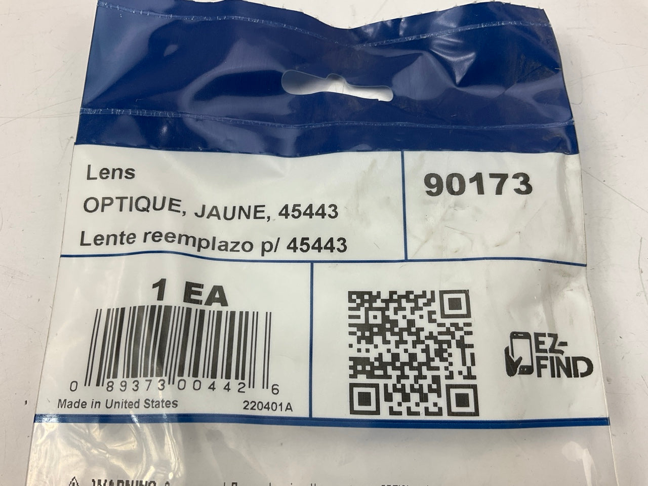 Grote 90173 Replacement Lens, Yellow, For Grote 45443 Amber Marker Light