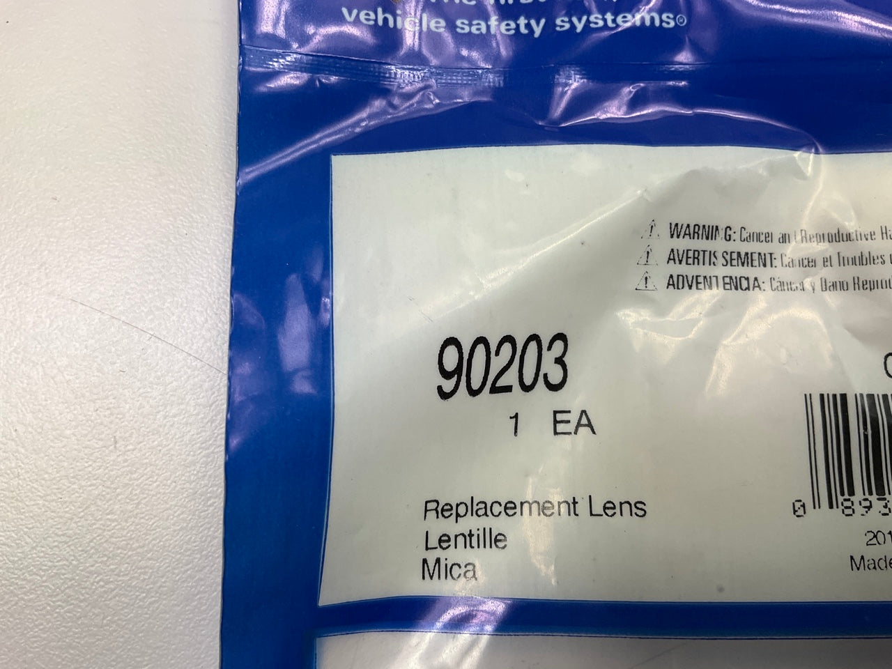 Grote 90203 Yellow Replacement Lens For Side Marker / Clearance Lamp # 45933