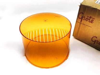 Grote 90373 Beacon Replacement Lens, Amber, For 76203, 76223, 76283 Strobe Lamps