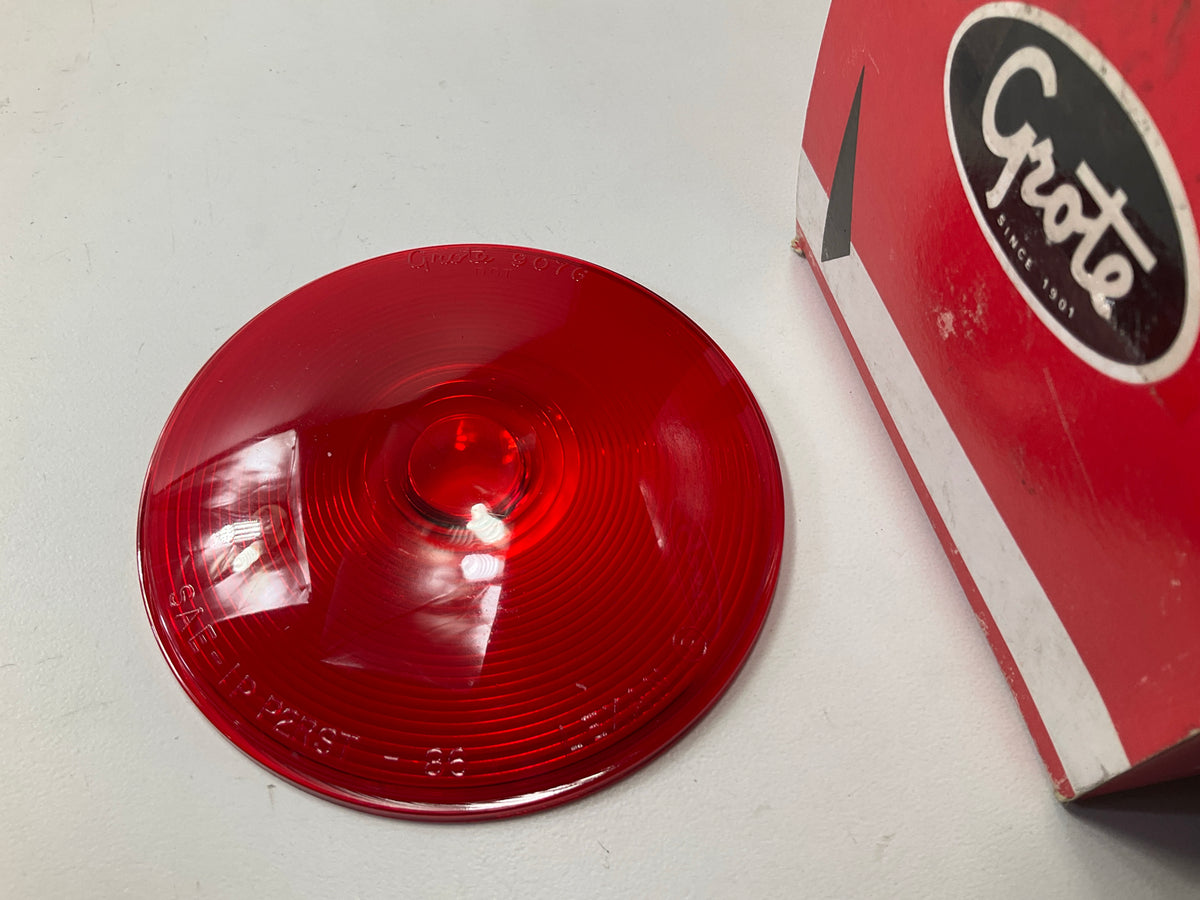 Grote 90762 - 4'' Tail Turn Light Replacement Lens - RED