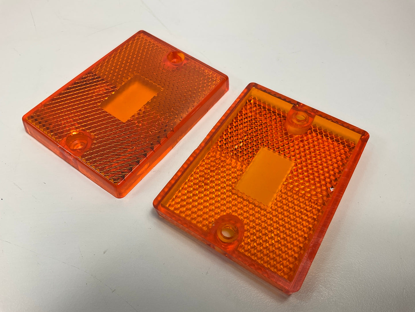 Grote 91113 YELLOW Rectangular Side Marker Lamp Replacement Lens - PAIR