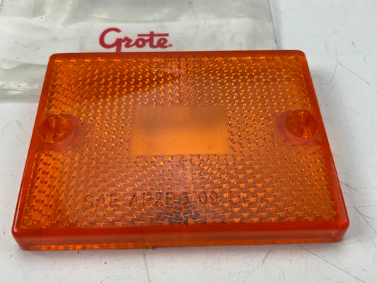 Grote 91113 YELLOW Rectangular Side Marker Lamp Replacement Lens