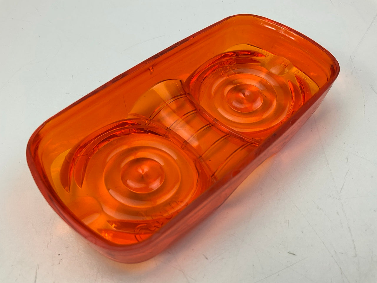 Grote 91963 Yellow Clearance Marker Replacement Lens (Two-Bulb Square Lens)