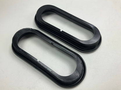 (2) Grote 92420 Trailer Light Lamp Mounting Grommet, 6'' Oval, For Grote 53962