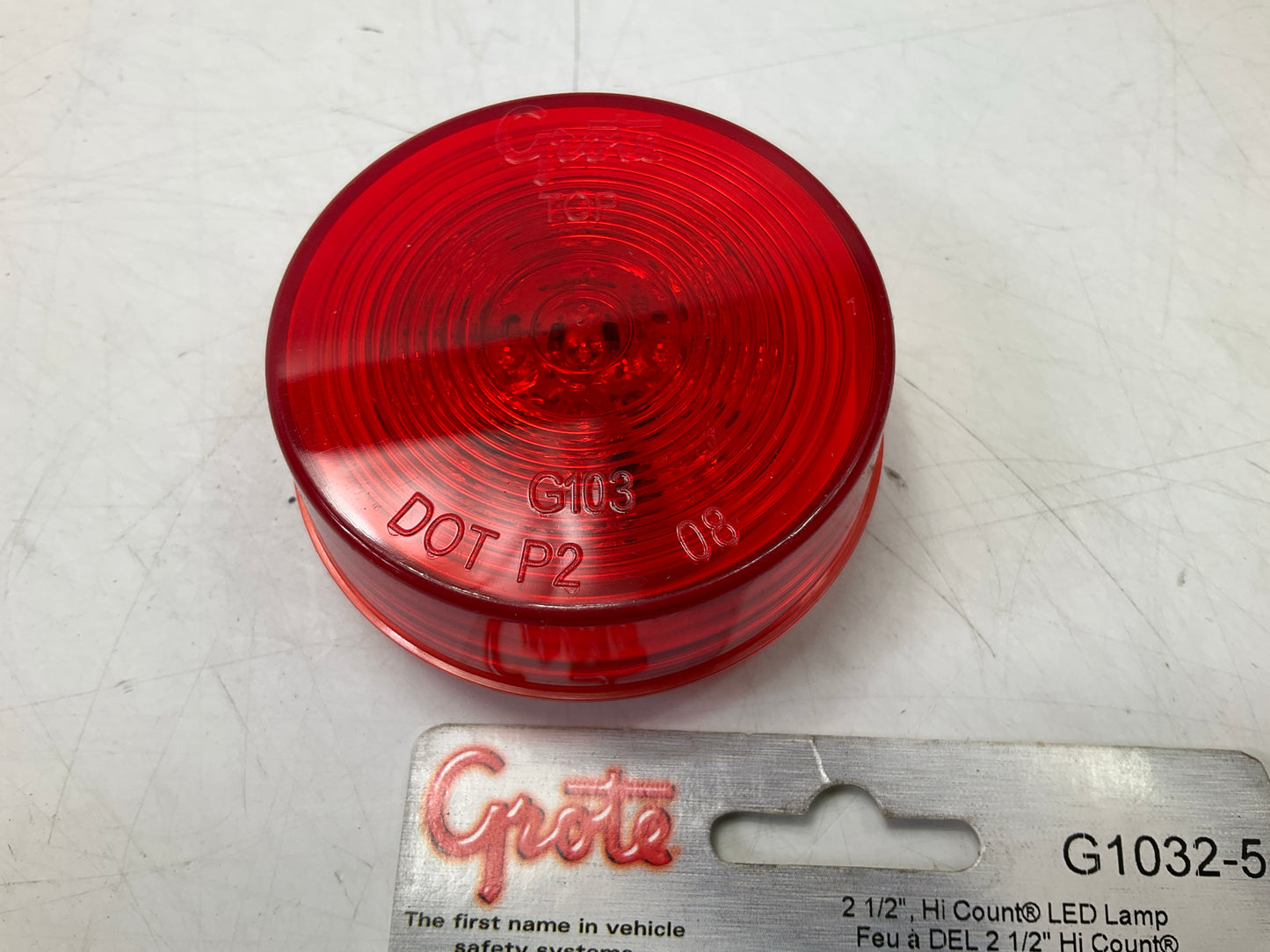 Grote G1032-5 Hi Count Red 2-1/2'' LED Clearance Light Lamp